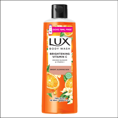 Picture of Lux Body Wash Orange Blossom & Vitamin C 245ml (Dove 79ml Shampoo Free)
