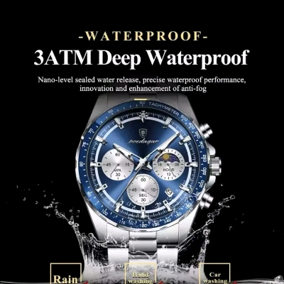 Picture of Poedagar 879 new Men's watch Chronograph active luxury fashion exclusive design waterproof imported wrist-watche for Men