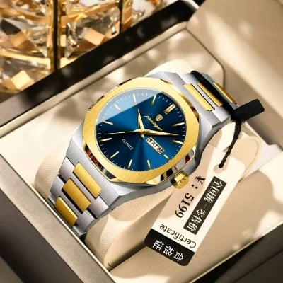 Picture of Poedagar 825 new Model Men's watch special discount unique design imported exclusive collection luxury fashion stainless steel waterproof quartz movement wrist-watch for Men