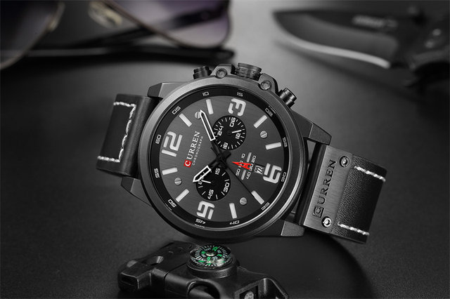 Picture of CURREN 8314 Men's Watch artificial belt Fashion Unique design imported Sports Six Pin Chronograph active Watch  Waterproof Wrisrtwatch for Men
