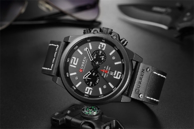 Picture of CURREN 8314 Men's Watch artificial belt Fashion Unique design imported Sports Six Pin Chronograph active Watch  Waterproof Wrisrtwatch for Men