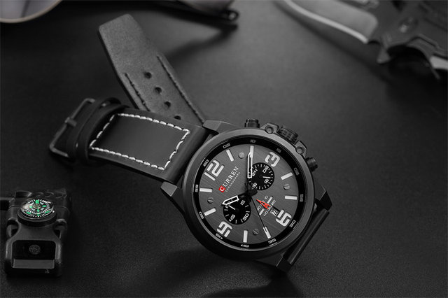 Picture of CURREN 8314 Men's Watch artificial belt Fashion Unique design imported Sports Six Pin Chronograph active Watch  Waterproof Wrisrtwatch for Men