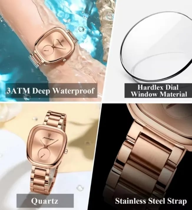 Picture of Poedagar 783 new Quartz Ladies watch unique design Romantic love gift stainless steel direct import from company waterproof wrist-watche for Women