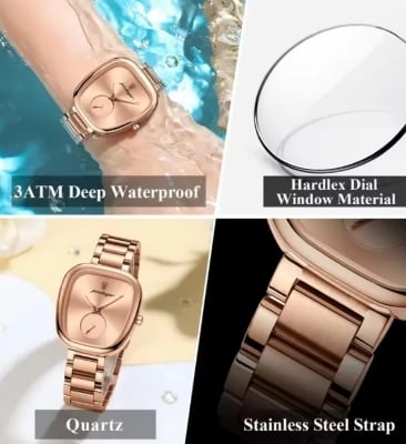 Picture of Poedagar 783 new Quartz Ladies watch unique design Romantic love gift stainless steel direct import from company waterproof wrist-watche for Women