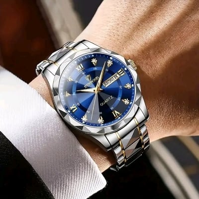 Picture of Binbond 2521 luxury fashion diamond cutting glass stainless steel imported quartz movement wrist-watch FOR men