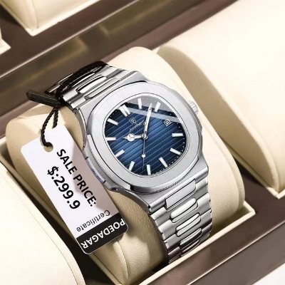 Picture of Poedagar 613 new gorgeous fashion stainless steel imported waterproof quartz movement wrist-watch for Men