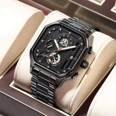 Picture of Poedagar 628 new model unique design luxury fashion stainless steel imported chronograph active waterproof wrist-watche for men