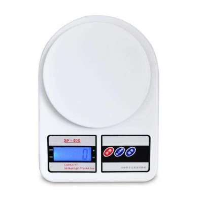 Picture of Electronic Kitchen Scale, Digital LCD Display,10 Kg White