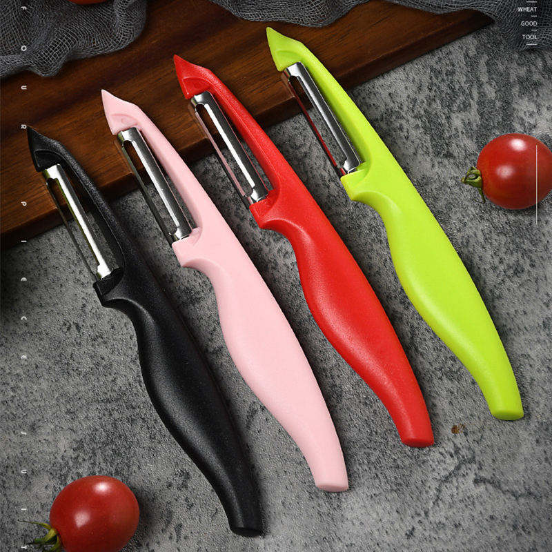 Picture of Serrated Swivel Potato Carrot Peeler Vegetables Peeler cucumber Apples Ultra Sharp PREMIUM Twin Blade Multicolor