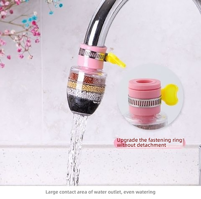Picture of 6-Tier Activated Carbon Water Filter Tap for Kitchen - High-Quality Purification Accessory Multicolor
