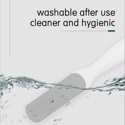 Picture of Foot Dead Skin Removed File Stainless Steel Dual -Side Foot Scrubber Rasp Calus Remover Pedicure Equipment White