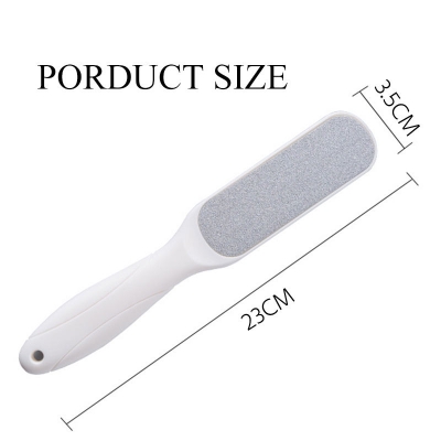 Picture of Foot Dead Skin Removed File Stainless Steel Dual -Side Foot Scrubber Rasp Calus Remover Pedicure Equipment White