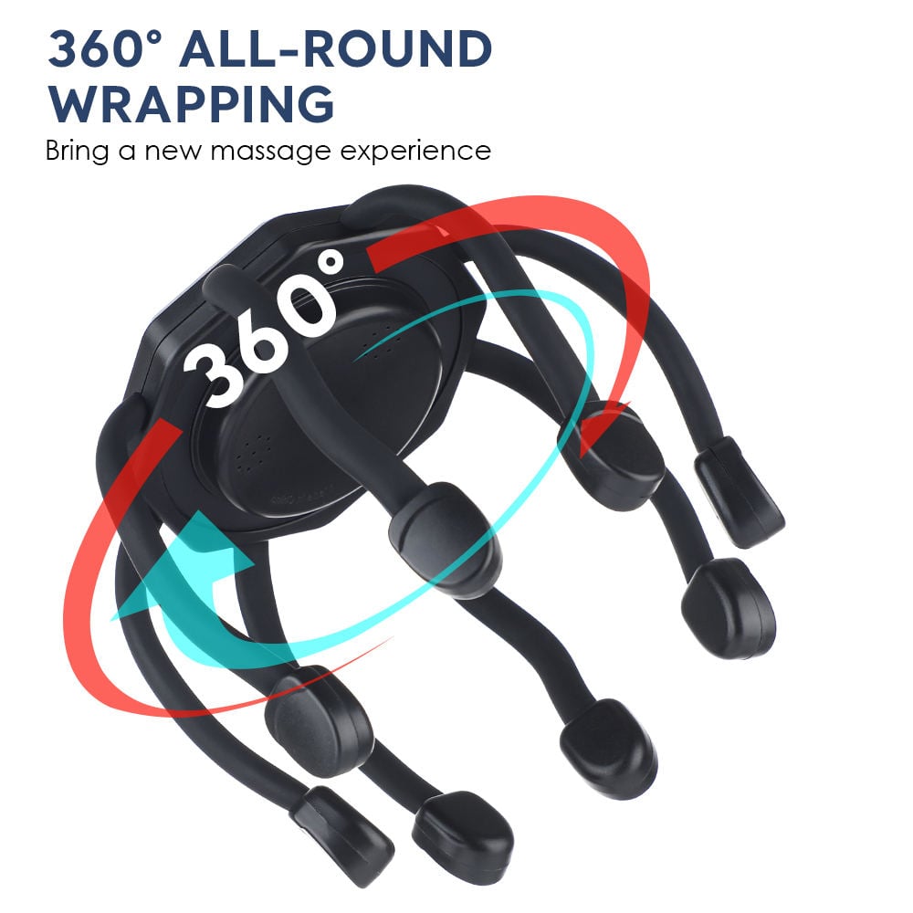 Picture of Octopus Electric Head Massager Black