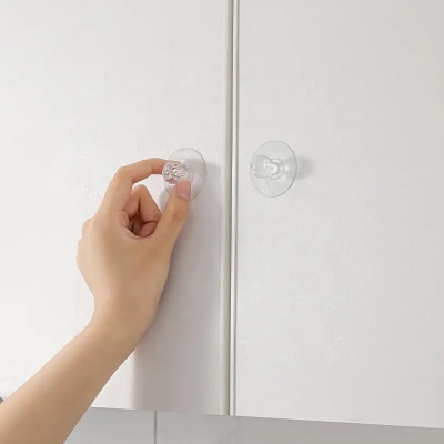 Picture of 8pcs Diamond wall hook self adhesive stylish design for multipurpose use Multicolor