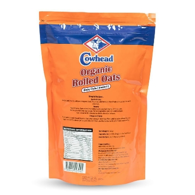 Picture of Cowhead Organic Rolled Oats 500gm 