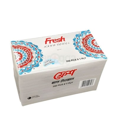 Picture of Fresh Hand Towel White 250 pcs Poly
