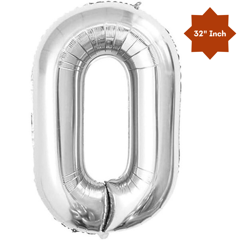 32” Inch Large Number & Letter Foil Balloon – Ideal Content Creation Prop for YouTube, Facebook, Instagram & TikTok Milestone Party Celebrations (1 Pcs)