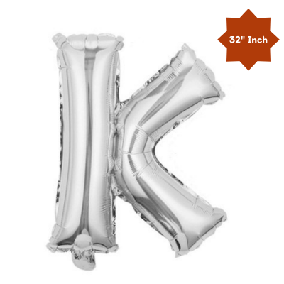 32” Inch Large Number & Letter Foil Balloon – Ideal Content Creation Prop for YouTube, Facebook, Instagram & TikTok Milestone Party Celebrations (1 Pcs)