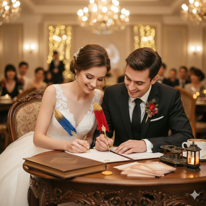 Feather Ballpoint Pen | Elegant Quill Design Feather Ballpen for Wedding Signature, Writing, Gifting & Special Occasion- (1 Pcs)