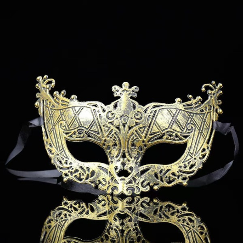 Versatile Masquerade Eye Mask for Men & Women | Venetian Half Face Party Mask for Proms, Weddings, and Fancy Parties- (1 Pcs)
