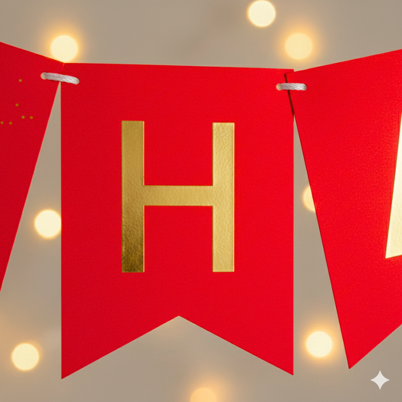 6-Month Birthday Banner | Half Way to One Birthday Decoration for Boys & Girls- (Pack of 1 Pcs)