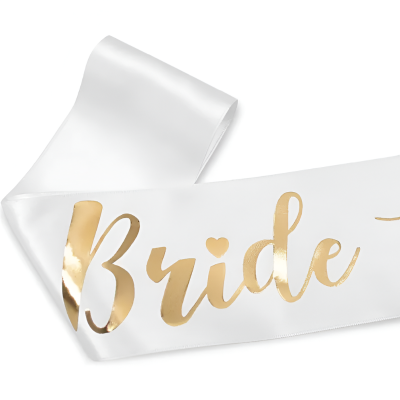 Satin Bride To Be Sash– Perfect for Bachelorette Celebrations, Rehearsal Dinners, and Wedding Party Decorations- (1 Pcs)