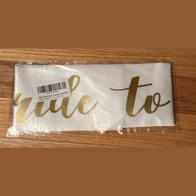 Satin Bride To Be Sash– Perfect for Bachelorette Celebrations, Rehearsal Dinners, and Wedding Party Decorations- (1 Pcs)