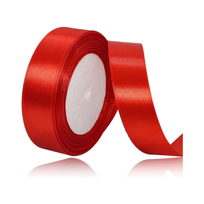 1” Inch Satin Ribbon Roll - 25 Yards / 22 Meters Length for Birthday Gifts & Festival Decorations- (1 Pcs)