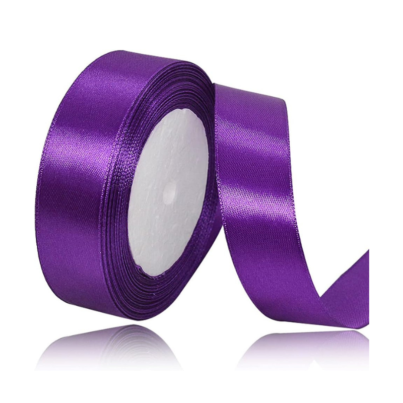 1” Inch Satin Ribbon Roll - 25 Yards / 22 Meters Length for Birthday Gifts & Festival Decorations- (1 Pcs)