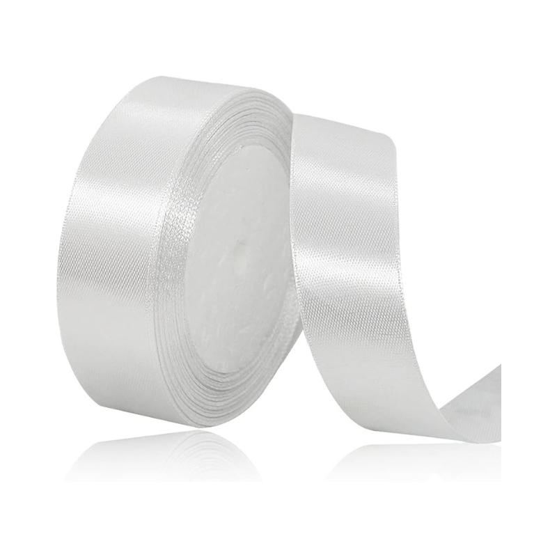 1” Inch Satin Ribbon Roll - 25 Yards / 22 Meters Length for Birthday Gifts & Festival Decorations- (1 Pcs)