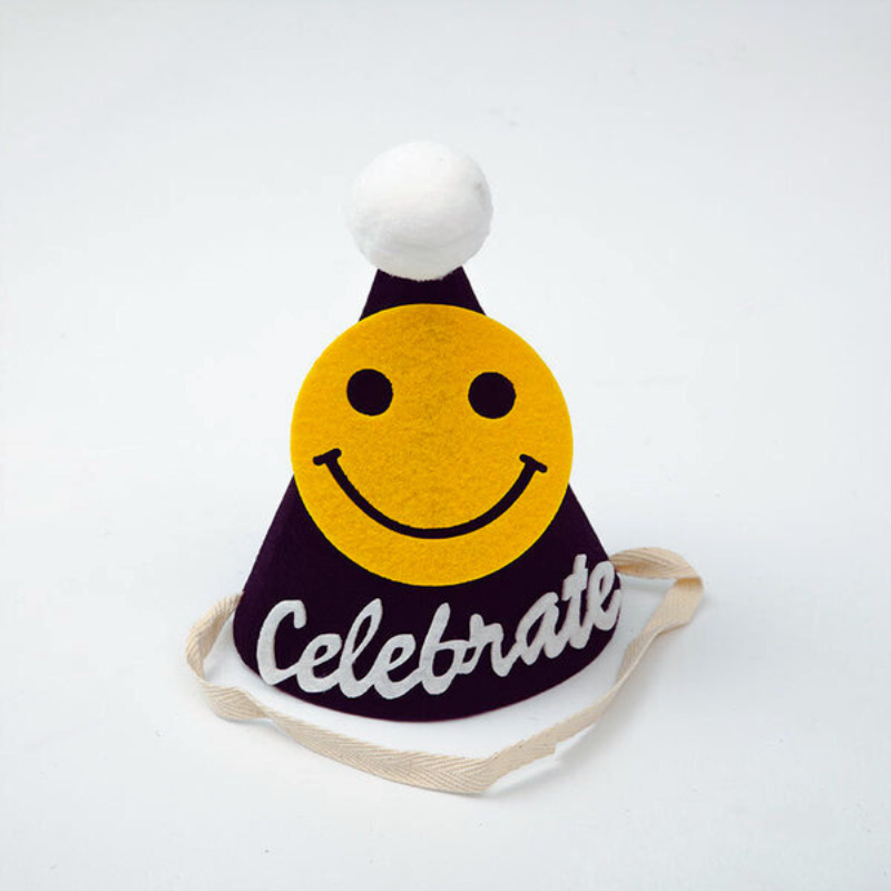 High-Quality Happy Birthday Hat – Aesthetic Birthday Cap with Strap for Kids and Toddlers (1 Pcs)