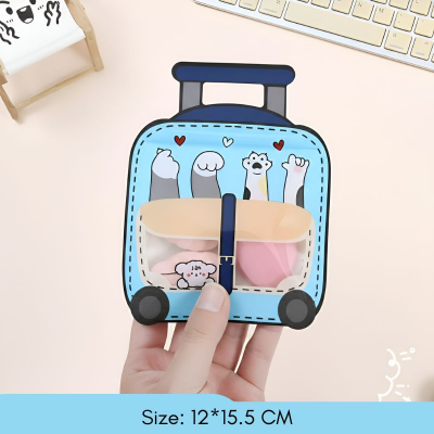 Creative Birthday Party Return Gift – Mini Luggage Gift Bag with Cute Toys for Kids' Special Day Guest Rewards and Return Gifting (Pack of 5)