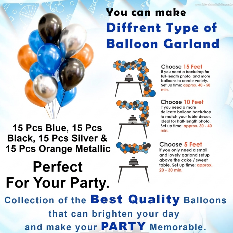 Astronaut Space Galaxy Birthday Decoration Combo - Large Astronaut Foil, Rocket Foil, Silver Moon, Banner & Mixed Color Balloons (68 Pcs)
