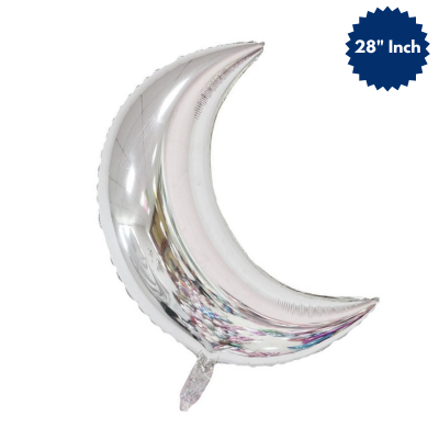 Astronaut, Rocket & Crescent Moon Foil Balloon Set – Outer Space Theme for Kid’s Birthday Party Decor- (Pack of 03 Pcs)