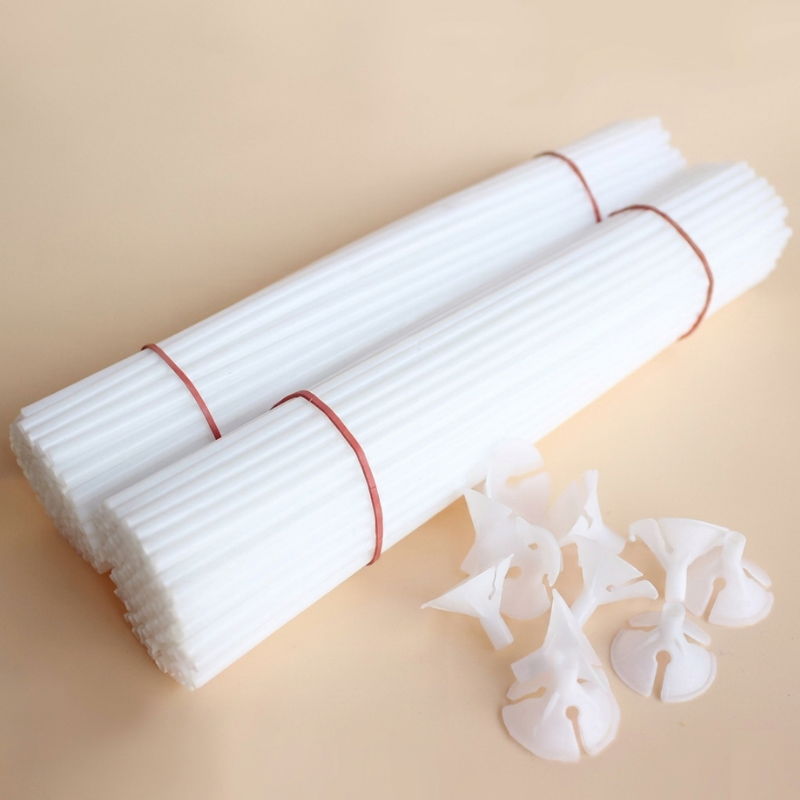Premium Balloon Stick & Cup Set – Reusable Plastic Balloon Stand Holders for Birthday, Wedding, and Party Decorations- (10 Pcs)