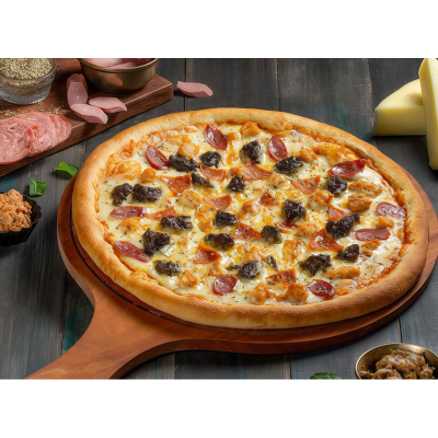 Picture of Meat Heaven Pizza 10``