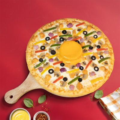 Picture of Cheese Volcano 10``