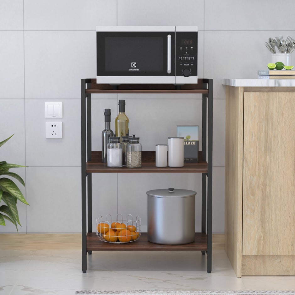 Picture of Tirano Standard Multipurpose Microwave & OTG Stand Oven Rack for Kitchen Storage Cabinet, Kitchen Shelf and Multi-Functional Rack for Spices.