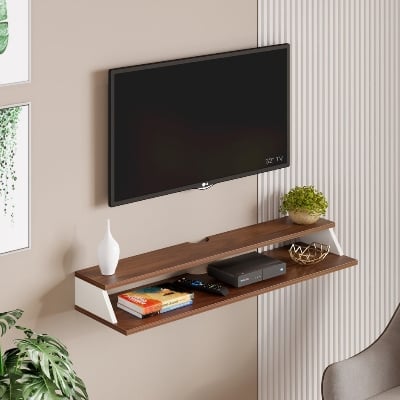 Picture of Maisy TV Unit Wall Mount TV Entertainment Unit Set Top Box Stand/TV Cabinet with TV Unit, for Up to 50"