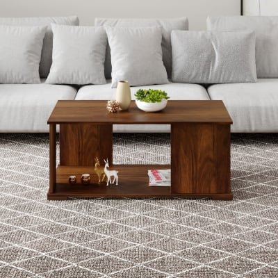 Picture of Neol Coffee table Teapoy Console Table Casters for Sofa Set Living Room Home Hall Furniture