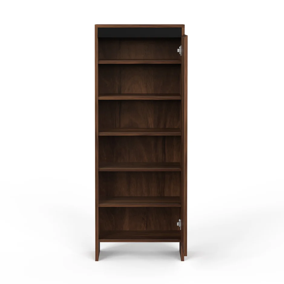 Picture of Mavis Tall Multipuporse Shoe Rack, Storage Books & File Cabinet Organizer, Slipper Footwear Stand with Handleless Design for Living Room Home, Upto 12-14 Pairs.