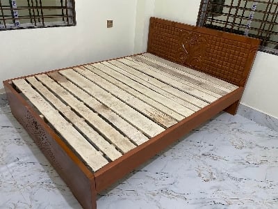 Picture of Solid  koroi kath double bed khat 5by7 feet 60by 80 inch long lasting - Brown - Double