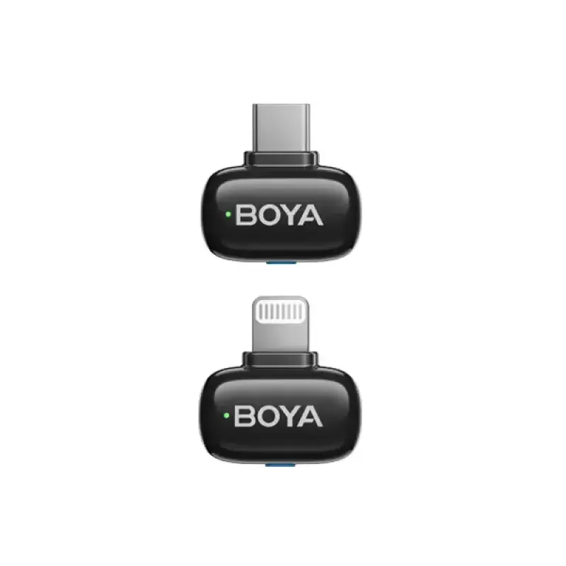 Picture of BOYA mini-12-B The World's Tiniest Wireless Microphone (2RX, 2TX) for Android & IOS Devices