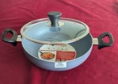 Picture of TPR NS Marble Coated Karai With Lid IB 22 CM
