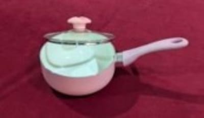 Picture of TPR NS Ceramic Milk Pan W. Lid IB 18 CM-Pink