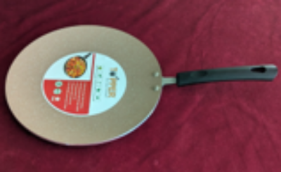 Picture of TPR NS Marble Coated Ruti Tawa-28 CM Wooden Brown