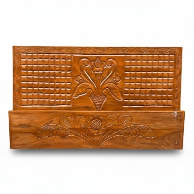 Picture of Bed khat solid 1.5inc jossori koroi kath king size 72inc by 81 inc - Brown - King