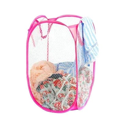 Picture of Foldable Pop Up Dirty Clothes Storage Baby Bag Multicolor
