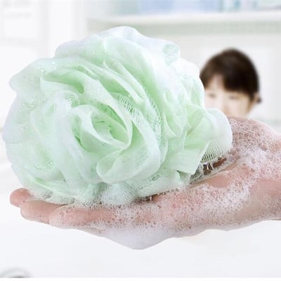 Picture of Loofah flower bath shower wash sponge-1 piece - bath sponge Multicolor