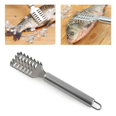 Picture of Stainless Steel Fish Skin Remover Fast Cleaning Fish Scale Peeler Silver